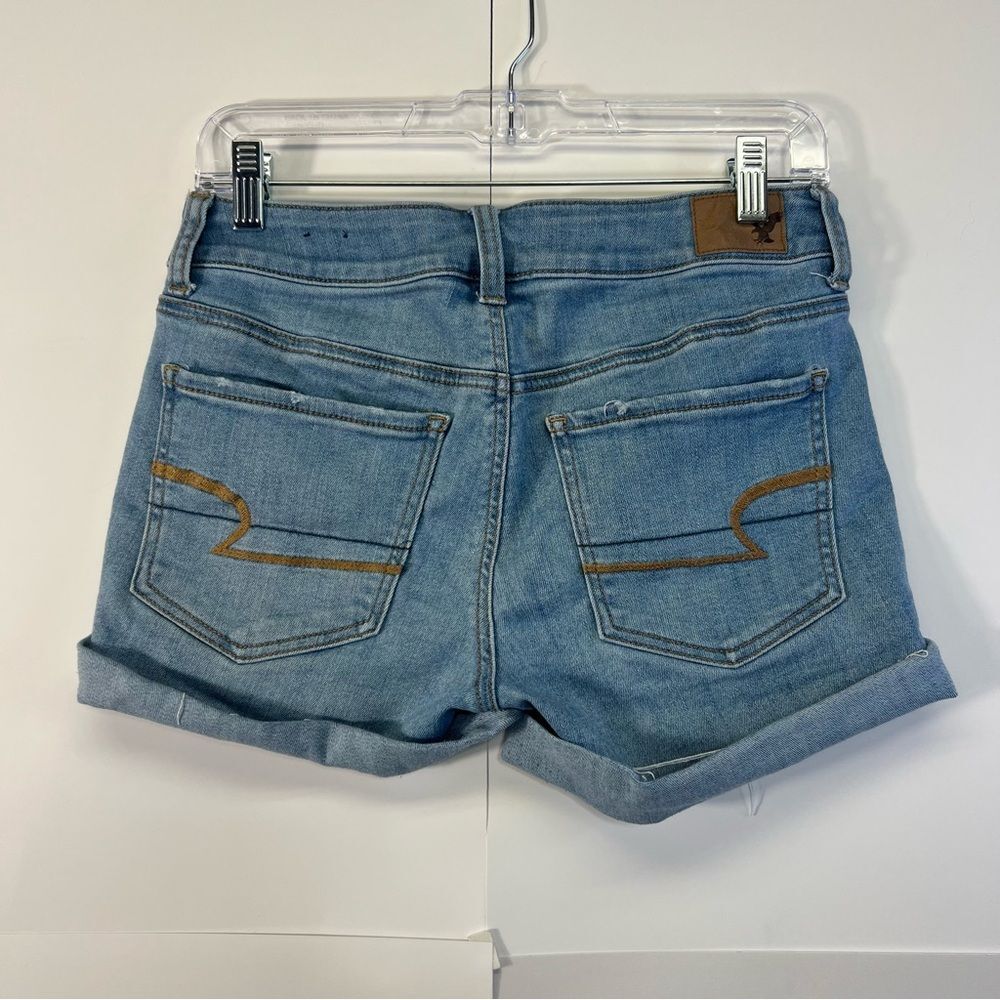 American Eagle Super Stretch Midi Shorts size 6 - Picture 7 of 14